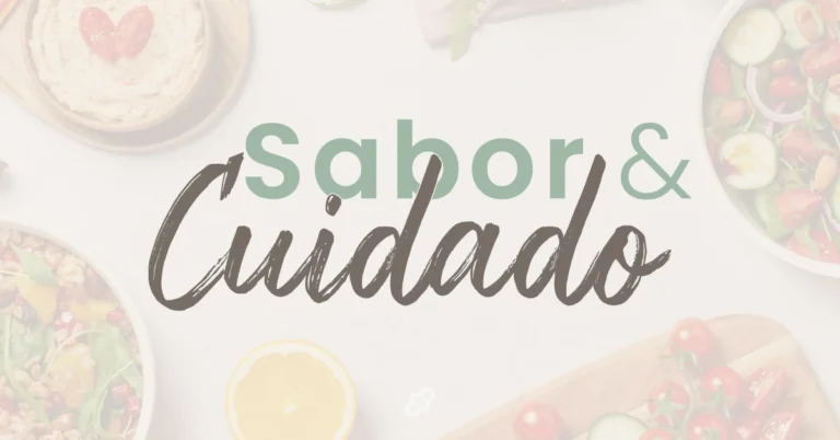 Capa do eBook Sabor & Cuidado: Receitas leves e práticas para sua jornada no tratamento oncológico. O design apresenta o título em destaque sobre um fundo suave com pratos de saladas saudáveis e o logotipo do IOP - Instituto de Oncologia do Paraná na parte inferior.