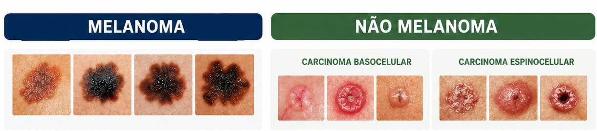 evolução do câncer de pele melanoma
