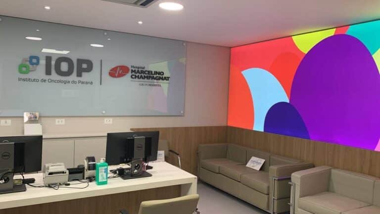 Recepção do IOP no Hospital São Marcelino Champagnat